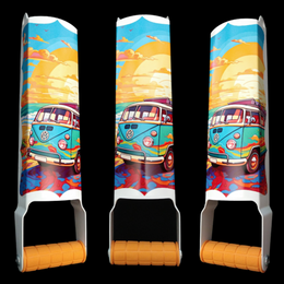 Illustrated (Cartoon) Custom Designed Beer Can Crusher *Free Shipping US Domestic ONLY*