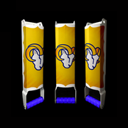 LA Rams Custom Beer Can Crusher