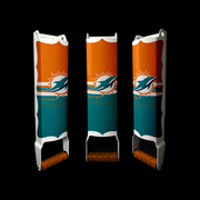 Miami Dolphins Custom Beer Can Crusher