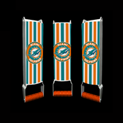 Miami Dolphins Custom Beer Can Crusher