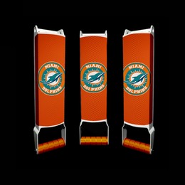 Miami Dolphins Custom Beer Can Crusher