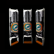 Miami Dolphins Custom Beer Can Crusher