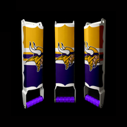 Minnesota Vikings Custom Beer Can Crushers