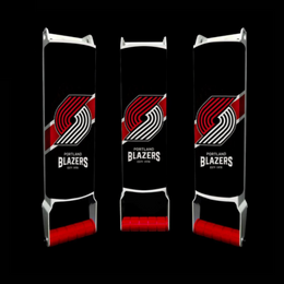 Portland Trail Blazers Custom Beer Can Crusher