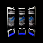 Detroit Lions Custom Beer Can Crusher
