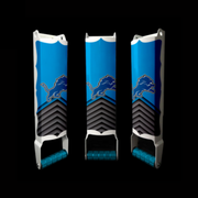 Detroit Lions Custom Beer Can Crusher