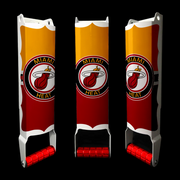 Miami Heat Custom Beer Can Crusher
