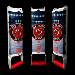 New Jersey Devils Custom Beer Can Crusher